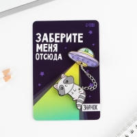 Набор значков &laquo;Заберите меня&raquo;, 8 х 12 см