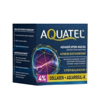 Ночной крем-маска для лица &laquo;AQUATEL&raquo; Активное восстановление, 50 мл