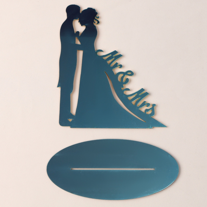 Топпер &laquo;M&M&raquo;, цвет серебро