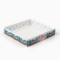 Коробка для кондитерских изделий &laquo;Снежный город&raquo;, 15 х 15 х 20 см, Новый год