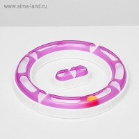 Игрушка для кошек 2 в 1 "Круг и волна" с шариком (картонная коробка), микс цветов