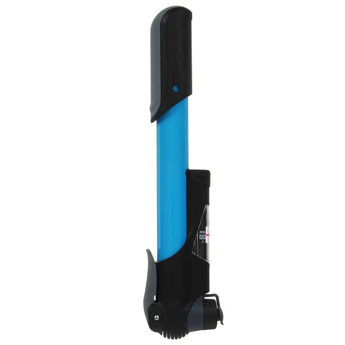 Насос ручной Dream Bike, с манометром, цвет синий Насос ручной Dream Bike, с манометром, цвет синий