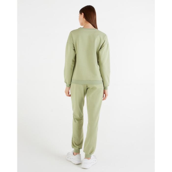 Костюм женский (свитшот, брюки) MINAKU: Casual Collection цвет фисташковый, размер 42 Костюм женский (свитшот, брюки) MINAKU: Casual Collection цвет фисташковый, размер 42