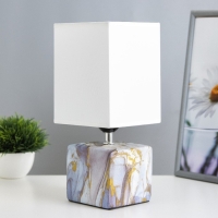 Настольная лампа "Сафари" Е27 40Вт фиолетовый 12,5х12,5х29 см RISALUX Настольная лампа "Сафари" Е27 40Вт фиолетовый 12,5х12,5х29 см RISALUX