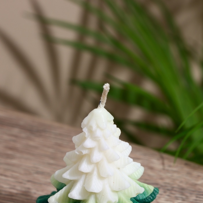 Свеча Свеча "Ёлка" 5х5х9,5 см, соевый воск