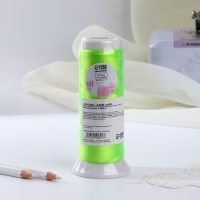 Нить атласная, 120D/2, 700 м, цвет салатовый №644 Нить атласная, 120D/2, 700 м, цвет салатовый №644