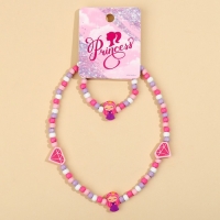 Бижутерия &laquo;Princess&raquo; набор для девочек: браслет и бусы, 7 х 9 см