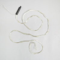 Гирлянда &laquo;Конский хвост&raquo; 8 нитей по 2 м, IP20, серебристая нить, 160 LED, свечение мульти, USB