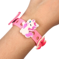 Браслет силиконовый со сменными джибитсами, 3 джибитса в комплекте, Коты аристократы Браслет силиконовый со сменными джибитсами, 3 джибитса в комплекте, Коты аристократы