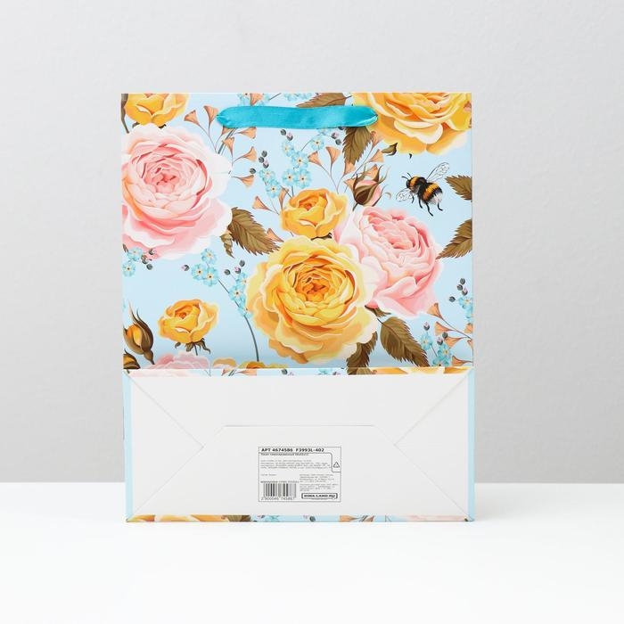 Пакет ламинированный 26x32x12 Пакет ламинированный 26x32x12 "Цветочное настроение"