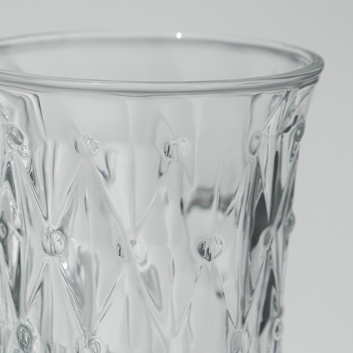 Набор фужеров &laquo;Афродита&raquo;, стеклянный, d=8 см, h=16 см, 210 мл, 6 шт