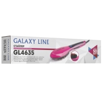 Стайлер Galaxy LINE GL 4635, 50 Вт, керамическое покрытие, до 230 &deg;C, розово-чёрный