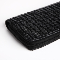 Кошелёк женский на молнии, цвет чёрный Кошелёк женский на молнии, цвет чёрный