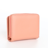 Кошелёк женский на кнопке, цвет розовый