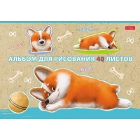 Альбом для рисования А4, 40 листов, на скрепке, "Рыжий Коржик", обложка мелованный картон, матовая ламинация, блок 100 г/м², МИКС Альбом для рисования А4, 40 листов, на скрепке, "Рыжий Коржик", обложка мелованный картон, матовая ламинация, блок 100 г/м², МИКС