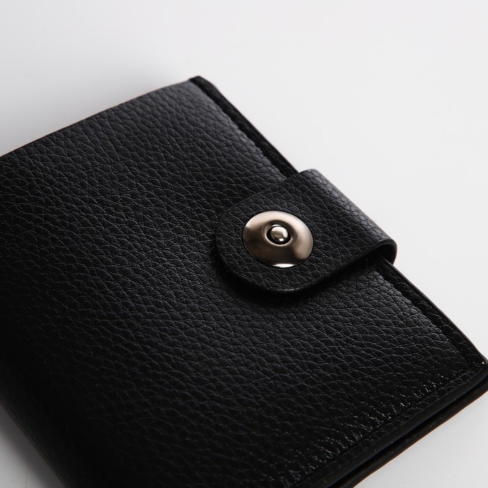 Портмоне мужское на магните, цвет чёрный Портмоне мужское на магните, цвет чёрный