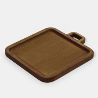 Доска для подачи &laquo;Авторская&raquo;, с ручкой, 24&times;28&times;1,8 см, берёза