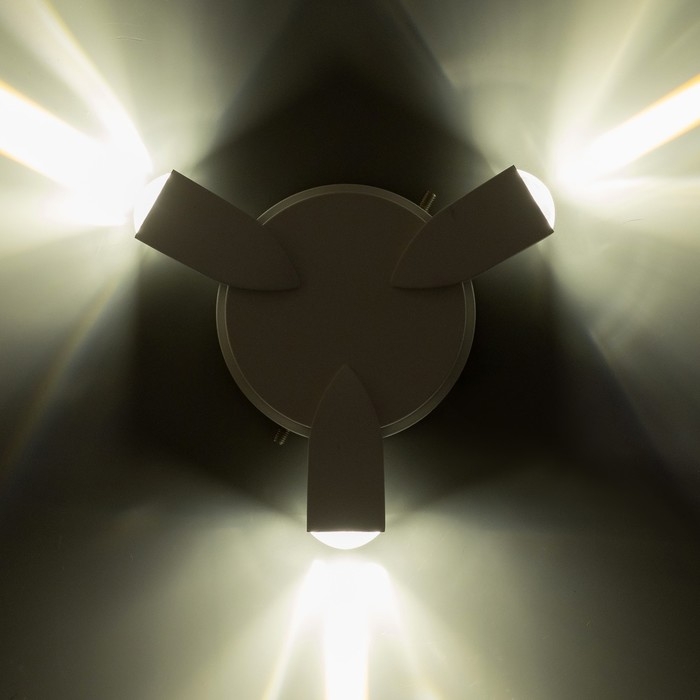 Светильник Светильник "Деко" 3хLED 3Вт 4000К IP66 белый 16х4,3х16 см