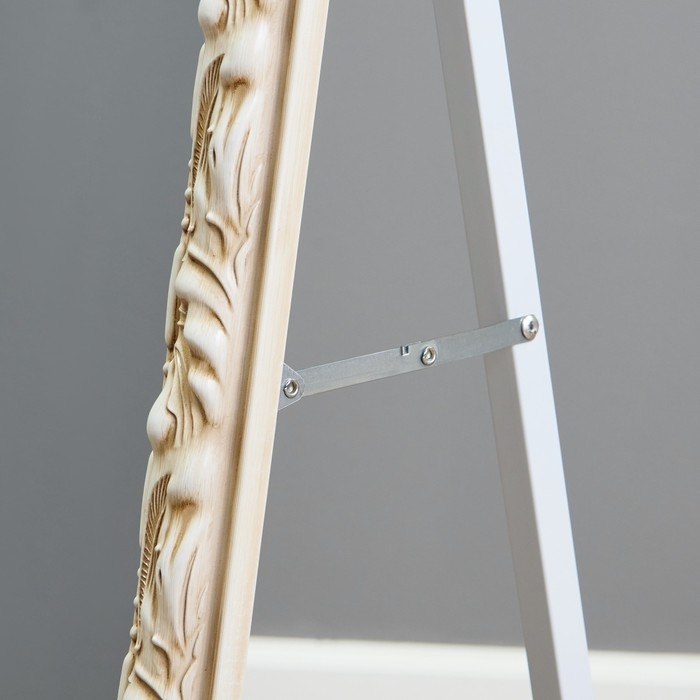 Зеркало напольное, в полный рост, 44 х 160см, слоновая кость Зеркало напольное, в полный рост, 44 х 160см, слоновая кость