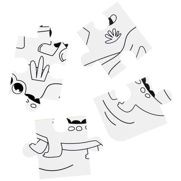 Мягкий пазл для малышей раскраска «Африка», размер 50х33 см, 28 деталей, Крошка Я Мягкий пазл для малышей раскраска «Африка», размер 50х33 см, 28 деталей, Крошка Я