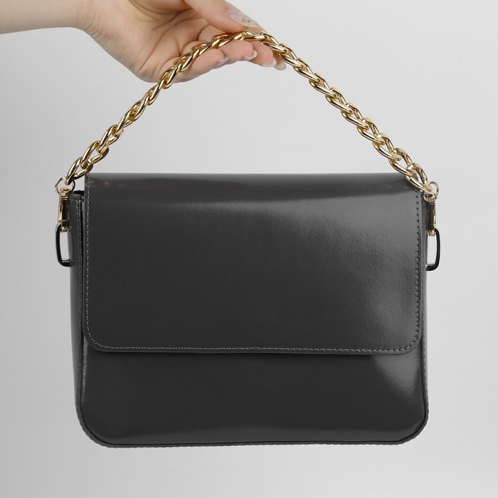 Цепочка для сумки, с карабинами, железная, 22 × 16 мм, 30 см, цвет золотой Цепочка для сумки, с карабинами, железная, 22 × 16 мм, 30 см, цвет золотой