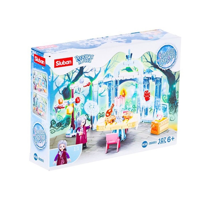 Конструктор Розовая Мечта &laquo;Зимние сказки&raquo;, 107 деталей