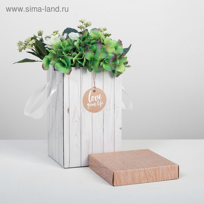 Коробка подарочная складная &laquo;Доски&raquo;, 14 х 23 см
