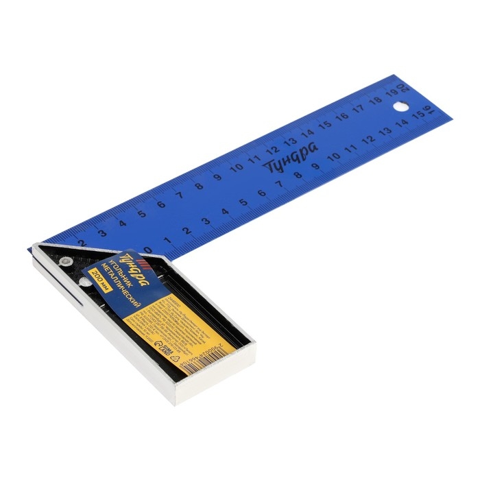 Угольник металлический ТУНДРА, 200 мм