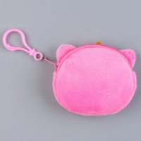 Кошелек детский мягкий "Единорожик", 8 см, розовый цвет Кошелек детский мягкий "Единорожик", 8 см, розовый цвет