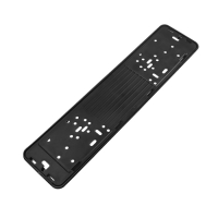 Держатель номера "Стразы", нержавеющая сталь, подложка пластик