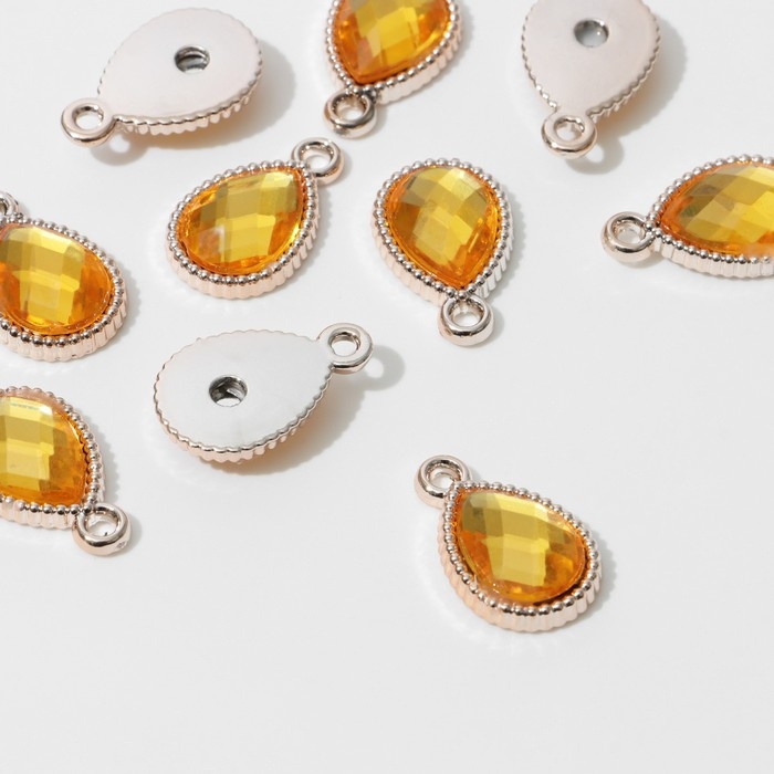 Подвеска «Капля» рифлёная 2,1×1,4×0,4 см,(набор 10 шт.), цвет золото Подвеска «Капля» рифлёная 2,1×1,4×0,4 см,(набор 10 шт.), цвет золото