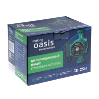 Насос циркуляционный Оasis C 25/4, напор 4 м, 40 л/мин, 35/53/72 Вт Насос циркуляционный Оasis C 25/4, напор 4 м, 40 л/мин, 35/53/72 Вт