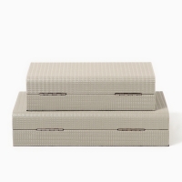 Шкатулка для украшений &laquo;Минимализм&raquo; экокожа, набор 2 шт.