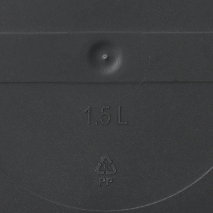 Горшок для цветов с поддоном Saffron, 1,5 л, d=14,6 см, h=13,5 см, пластиковый, цвет чёрный Горшок для цветов с поддоном Saffron, 1,5 л, d=14,6 см, h=13,5 см, пластиковый, цвет чёрный