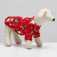 Кофта новогодняя для животных "Подарки", размер XS, красный (ДС 20, ОШ 22, ОГ 30 см) Кофта новогодняя для животных "Подарки", размер XS, красный (ДС 20, ОШ 22, ОГ 30 см)