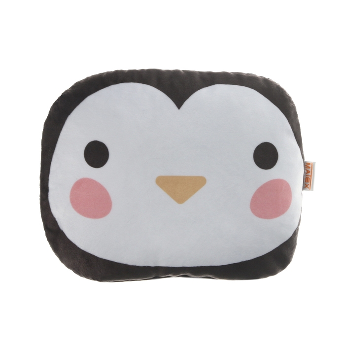 Подушка на подголовник МАТЕХ CUTIE LINE, 30 х 25 х 10 см, черный, розовый