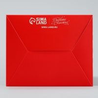 Коробка новогодняя для мини-букетов &laquo;Снежный шар&raquo;, 12 х 17 х 10 см, Новый год