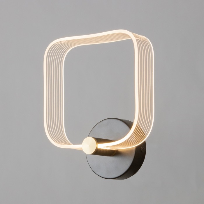 Бра Бра "Кворум" LED 8Вт 3000-6000К черный 25х20х6см