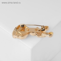 Брошь &laquo;Медсестричка&raquo;, цветная в золоте