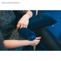 Подушка дорожная, надувная, 46 &times; 29 см, цвет МИКС