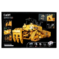 Конструктор радиоуправляемый &laquo;Строительный бульдозер&raquo;, 2826 деталей, масштаб 1:17