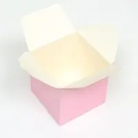 Коробка подарочная складная, квадратная, розовая, 12&times;12&times;12 см