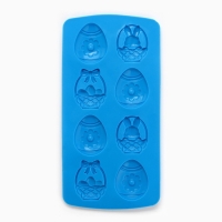 Силиконовая форма для выпечки на Пасху &laquo;Пасхальная композиция&raquo;, 10.6 х 20.7 см