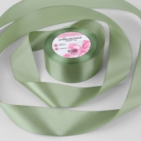 Лента атласная, 40 мм &times; 23 &plusmn; 1 м, цвет фисташковый №65