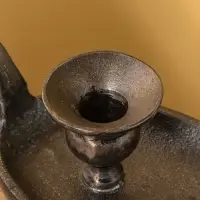 Подсвечник "Ретро серия Лондон" алюминий 21х10х6 см