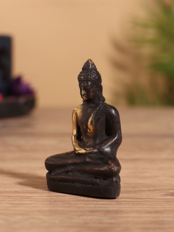 Сувенир бронза "Будда" 4х2х6 см