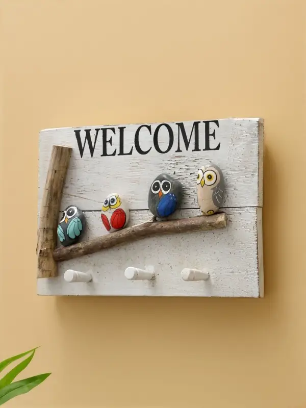 Вешалка WELCOME, 31&times;6.5&times;21 см, дерево албезия