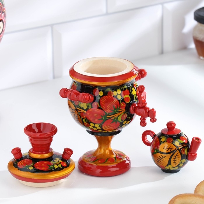 Сувенир &laquo;Самовар&raquo;, хохлома