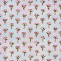 Бумага упаковочная глянцевая &laquo;Букетик цветов&raquo;, 70 &times; 100 см