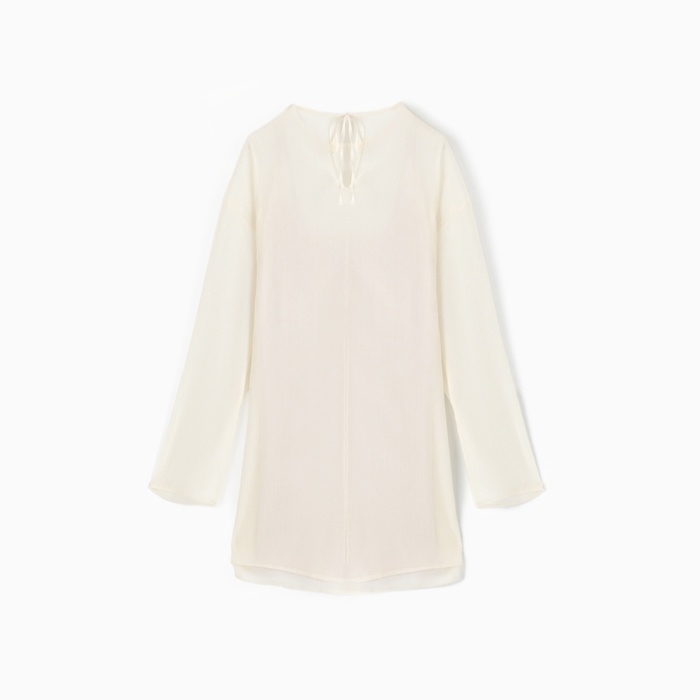 Платье женское с подкладом MINAKU: Casual Collection цвет белый ,р-р 42 Платье женское с подкладом MINAKU: Casual Collection цвет белый ,р-р 42